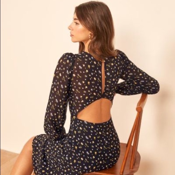 Reformation Petites Joy Dress in Posie (size 4P)